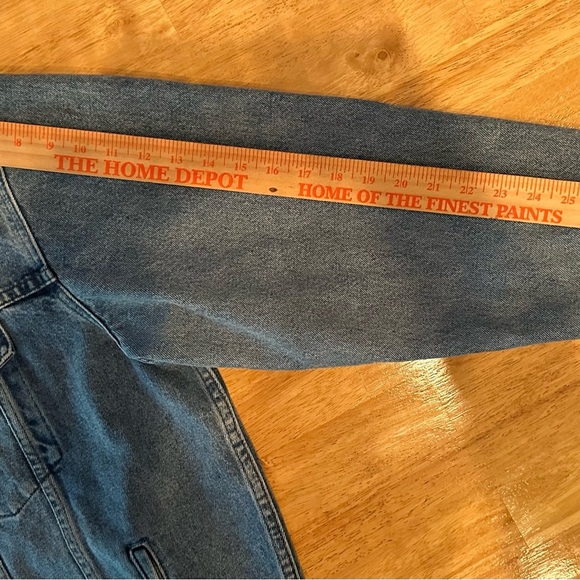 RARE Men's Harley Davidson Moto Waco TX Jean Jacket with Pins Patches Sz XL - Picture 13 of 14